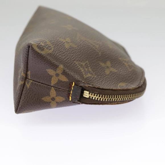 LOUIS VUITTON Monogram Pochette Cosmetic PM Cosmetic Pouch M47515 LV Auth 97745 - Picture 4 of 16